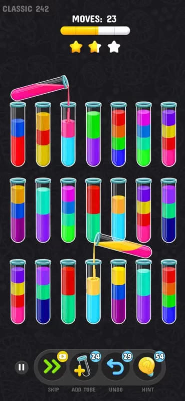 color water sort puzzle game - Level 23
