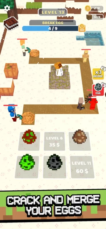 Craft & Merge - Egg Hero Games Level 13 Craft & Merge - Egg Hero Games Level 13
