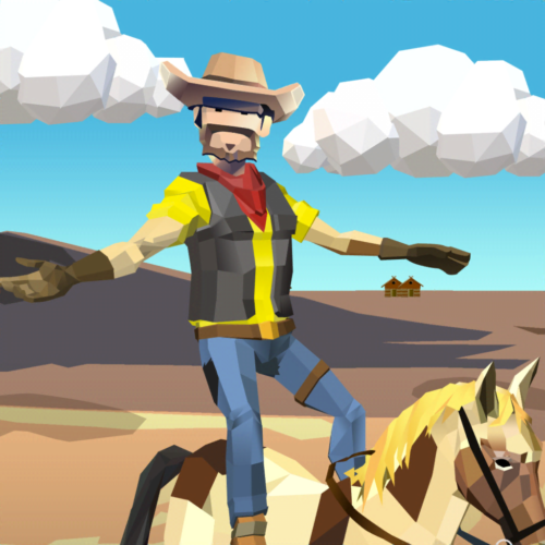 Cowboy Flip 3D Arcade Game